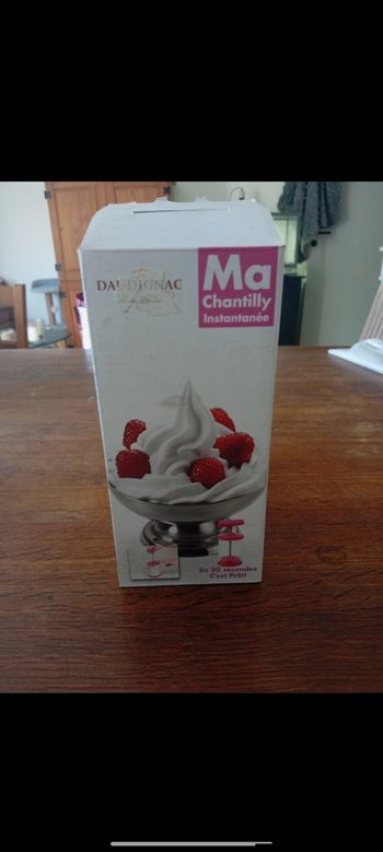 Ma chantilly instantanée