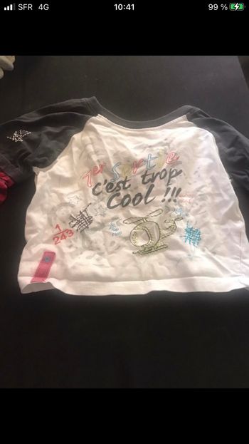 T-shirt manches longues 12 mois