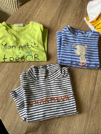 Lot de tee shirt manches longues