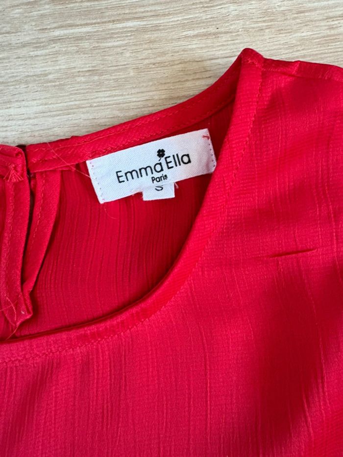 T-shirt blouse rouge Emma & Ella taille S - photo numéro 3