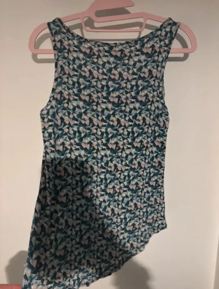 Débardeur imprimé graphique pastel – UpFashion – Taille S - photo numéro 5