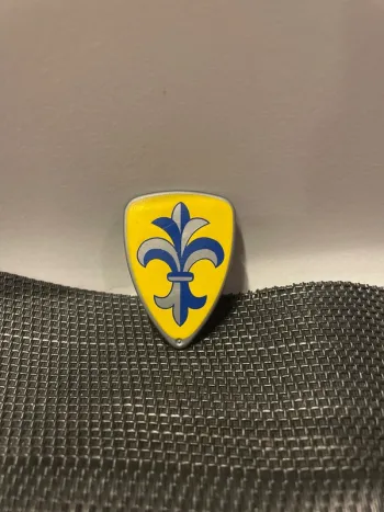 Playmobil bouclier jaune fleur de lys 4911 chevalier moyen âge château citadelle forteresse