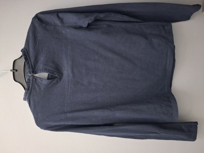 T-shirt bleu à manches longues-10 ans - photo numéro 3
