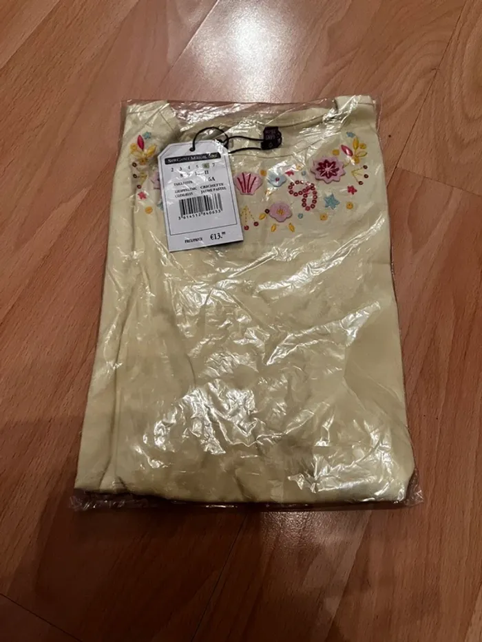 T shirt manches courtes fille 6 ans sergent Major