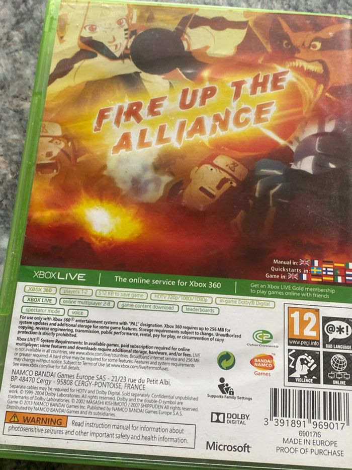 Naruto shippuden ultimate ninja storm 3 will of fire Xbox 360 - photo numéro 3