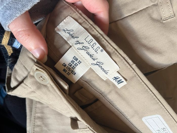 Pantalon chino couleur beige - photo numéro 13