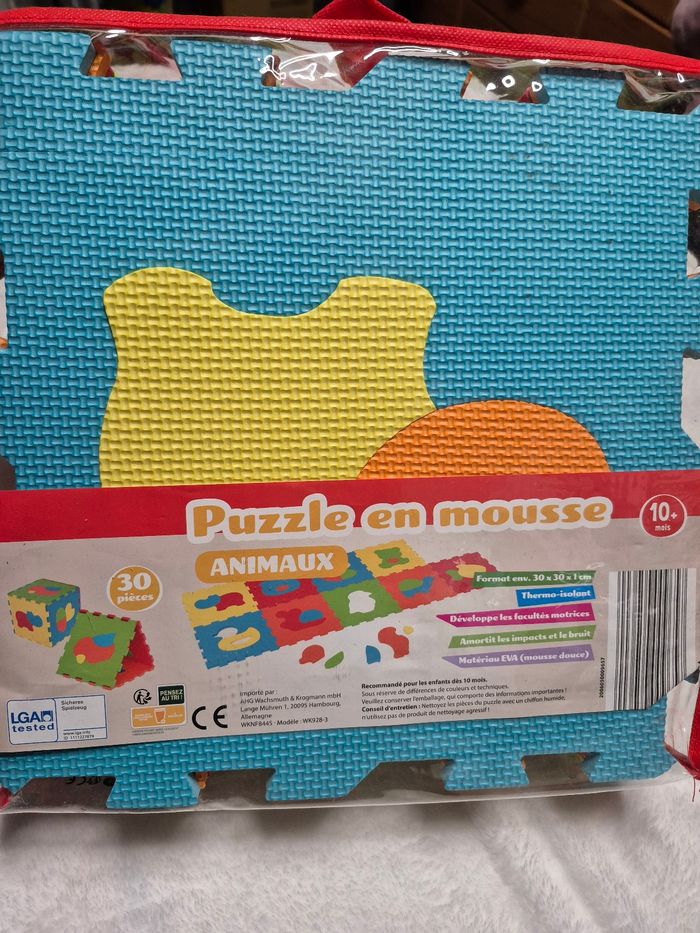 Lot 9 dalles puzzle en mousse multifonctions