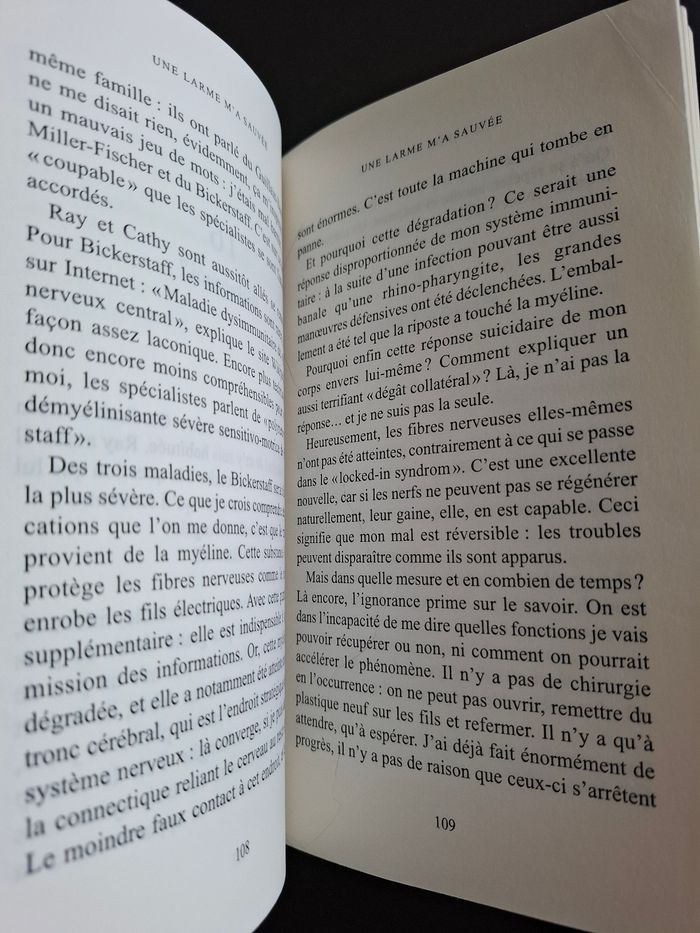 Témoignage Une larme m'a sauvée de Angèle Lieby en bon état - photo numéro 3