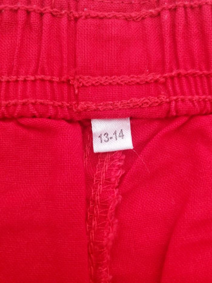 Shorts enfants rouges 13/14 ans neuf - photo numéro 4