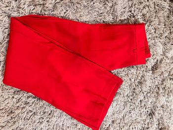 Pantalon large rouge Neo noir
