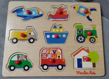 Puzzle en bois Moulin Roty
