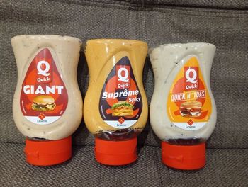 Lot de 3 sauces quick