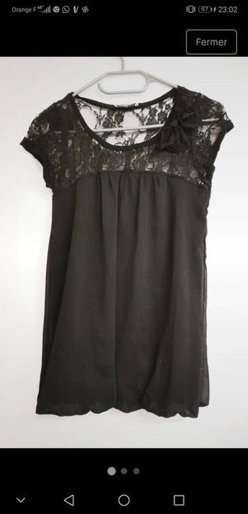 Haut blouse cache cache