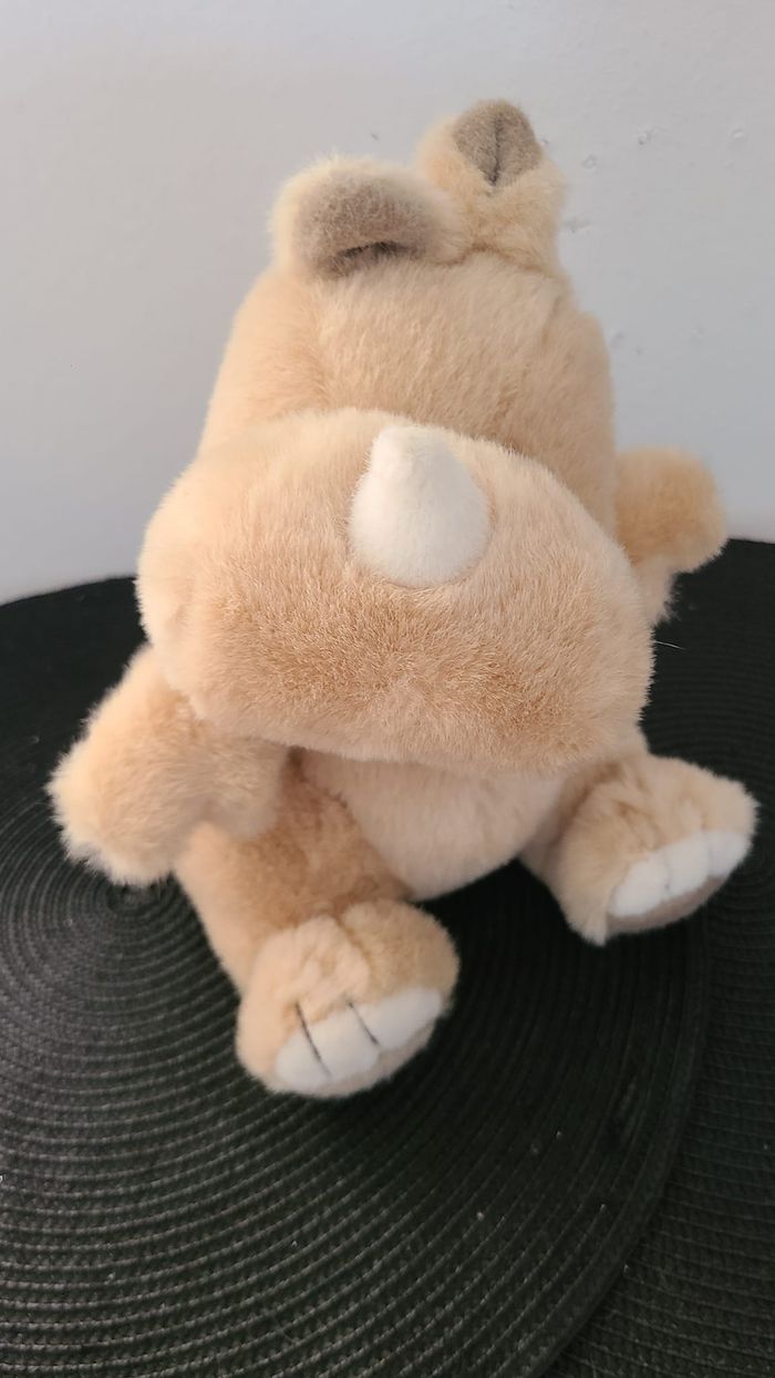 doudou ajena peluche vintage rhinoceros - photo numéro 5