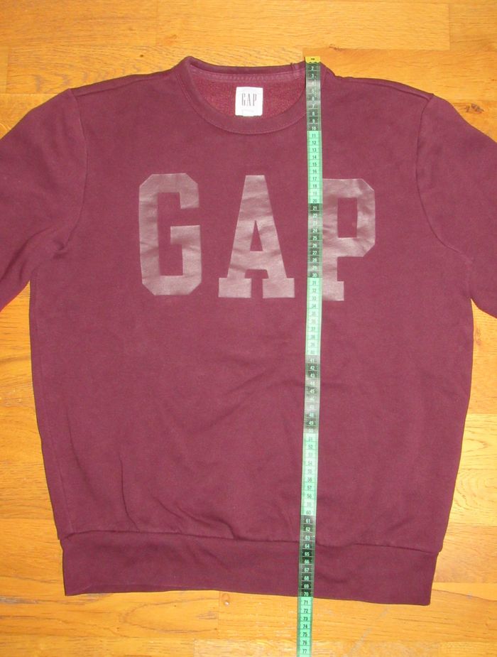 Pull GAP bordeaux - Taille M - photo numéro 7