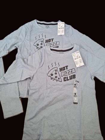 Lot 2 t-shirts manches longues Kiabi 8 ans NEUFS