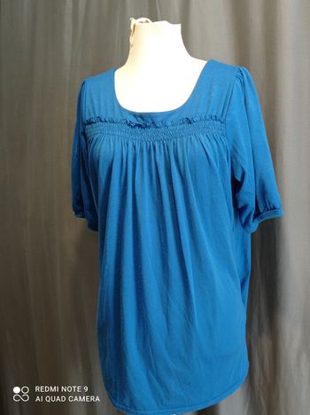 tunique bleue taille 42 réf 223 P13