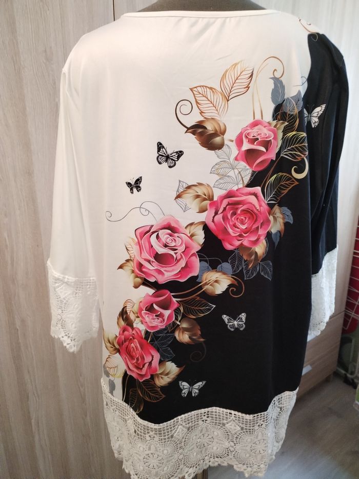 Blouse manches 3 /4 noté 2XL mais c'est une taille 50 - photo numéro 4