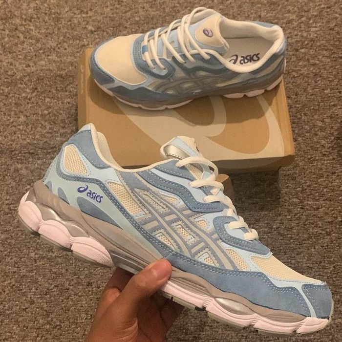 Asics gel nyc bleu blanc 45 - photo numéro 4