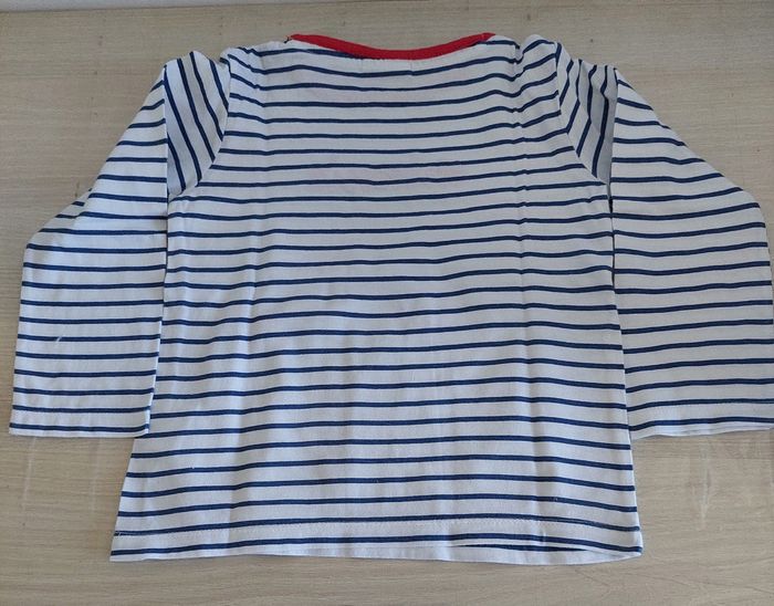 T-shirt rayé Minnie fille 18mois - photo numéro 3