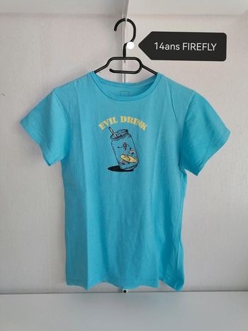 Tee-shirt bleu 14ans Firefly