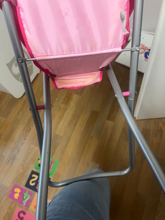 Jouet chaise haute pour poupée - photo numéro 4