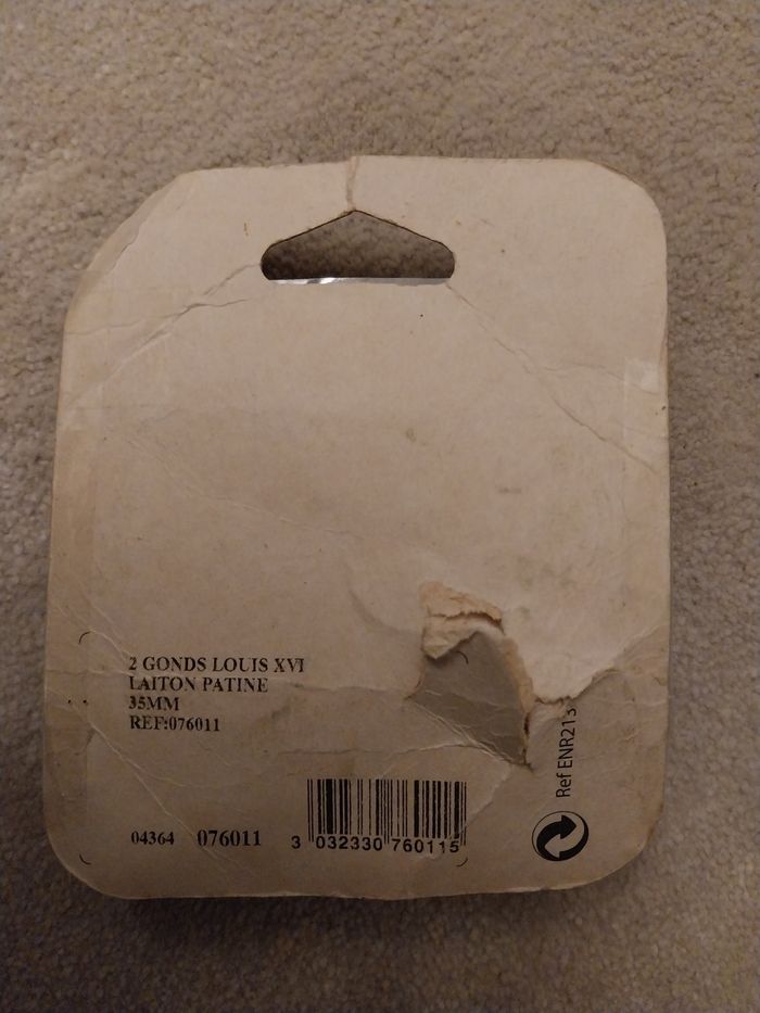 Gonds laiton neufs - photo numéro 2