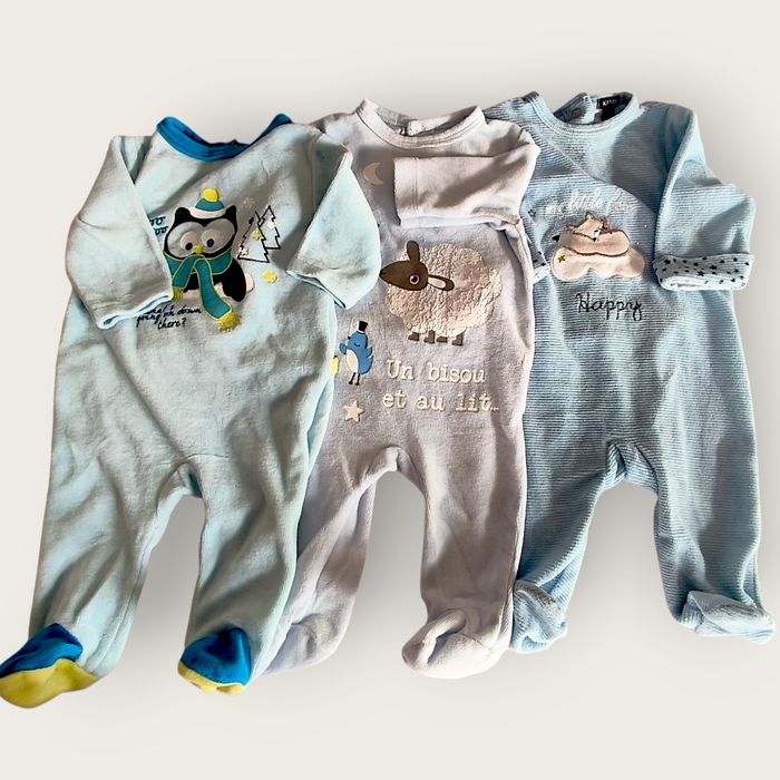 Lot pyjamas velours - photo numéro 2