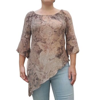 Haut en soie pour taille L