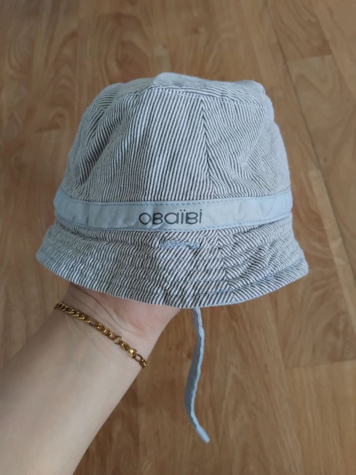 Obaïbi chapeau double façade 3/6mois
