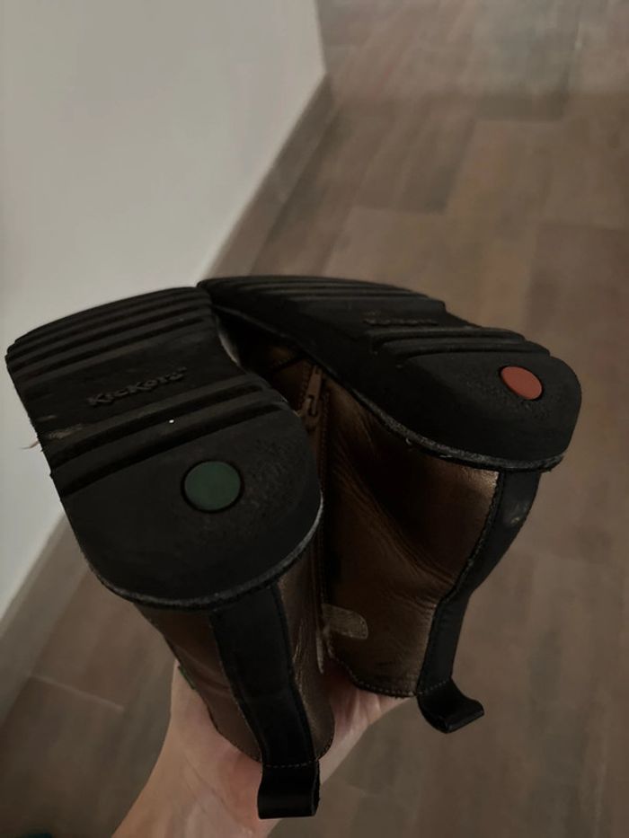 Boots kickers pointure 32 bronze kick yoto kid - photo numéro 9