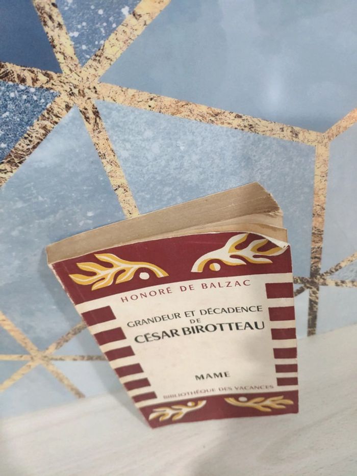 Livre poche Grandeur et décadence de César Birotteau Mame bibliothèque des vacances Balzac - photo numéro 2