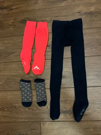 Lot collants chaussettes