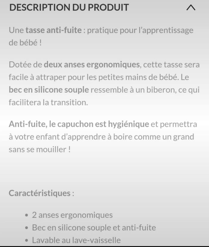 Lot Tasses d'apprentissage bébé avec poignées - photo numéro 5