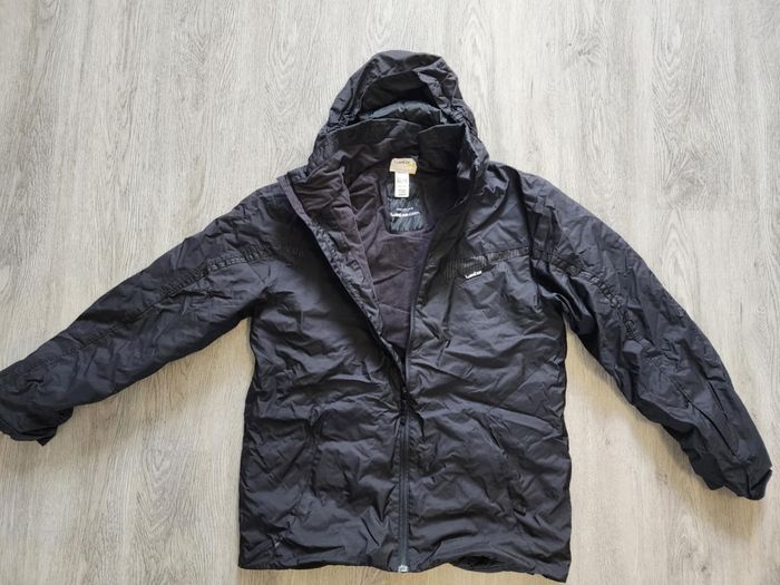 Veste  de  ski  homme  ou  femme  ,à  capuche  ,noir  ,fermeture  ,poches  ,Weedze  ,taille  M