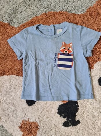 T-shirt renard - 12mois