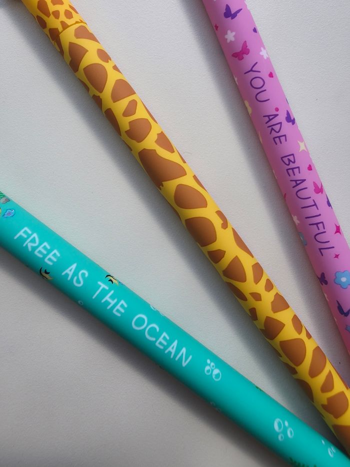 Lot de 3 stylos animaux kawaii type legami - photo numéro 4