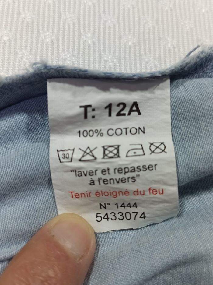 👖 Pantalon fille 12 ans – Fashion Private Company – Bleu clair - photo numéro 9