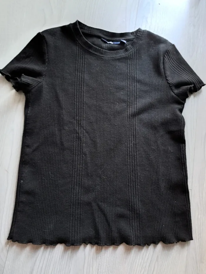 T shirt noir, Kiabi, XS