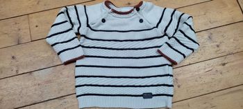 Pull léger 18 mois marinière tape à l'oeil