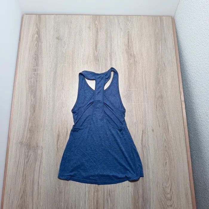 Hauts gymshark femme violet bleu  débardeur M - photo numéro 2