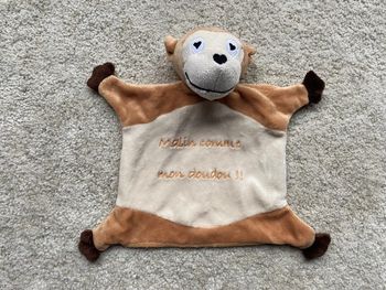 Doudou marionnette singe 🍁