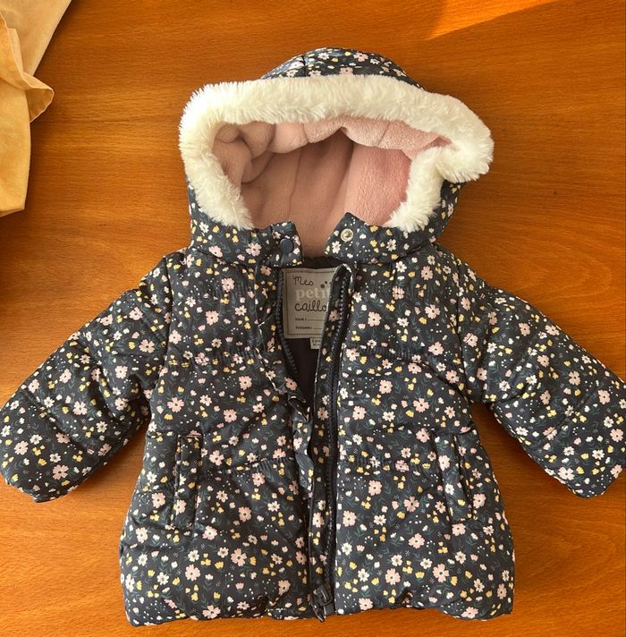 🌸 Veste chaude bébé fille – 3 à 6 mois (62 cm) - photo numéro 2