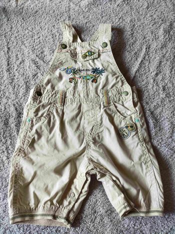 Salopette short bébé garçon