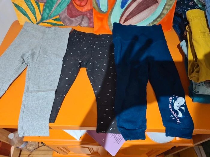 Lot de 3 legging en coton