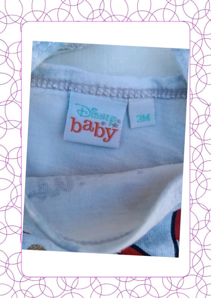 Body 3 mois Disney baby - photo numéro 3