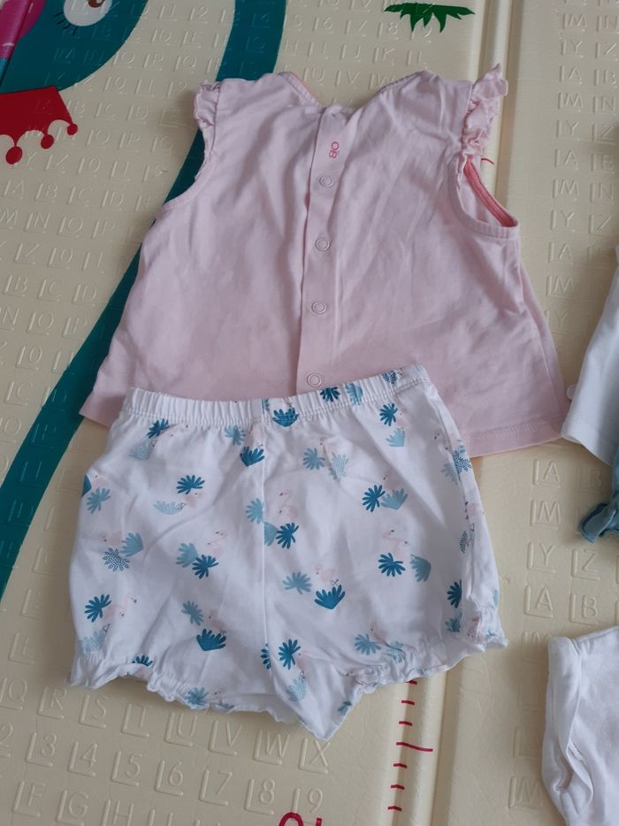 Lots vêtements bébé fille été - photo numéro 8
