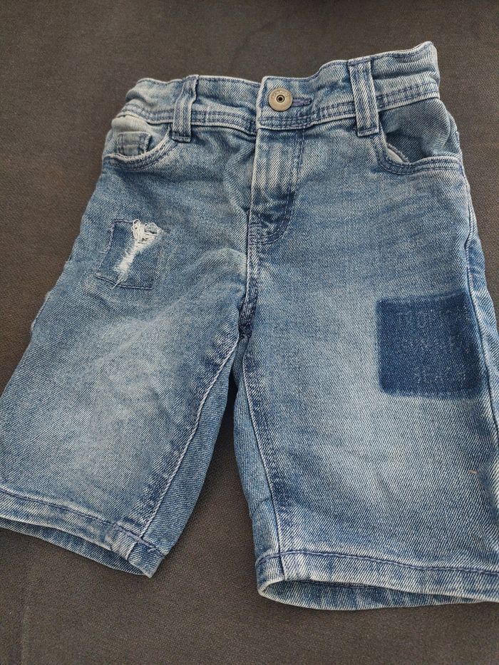Short en jeans