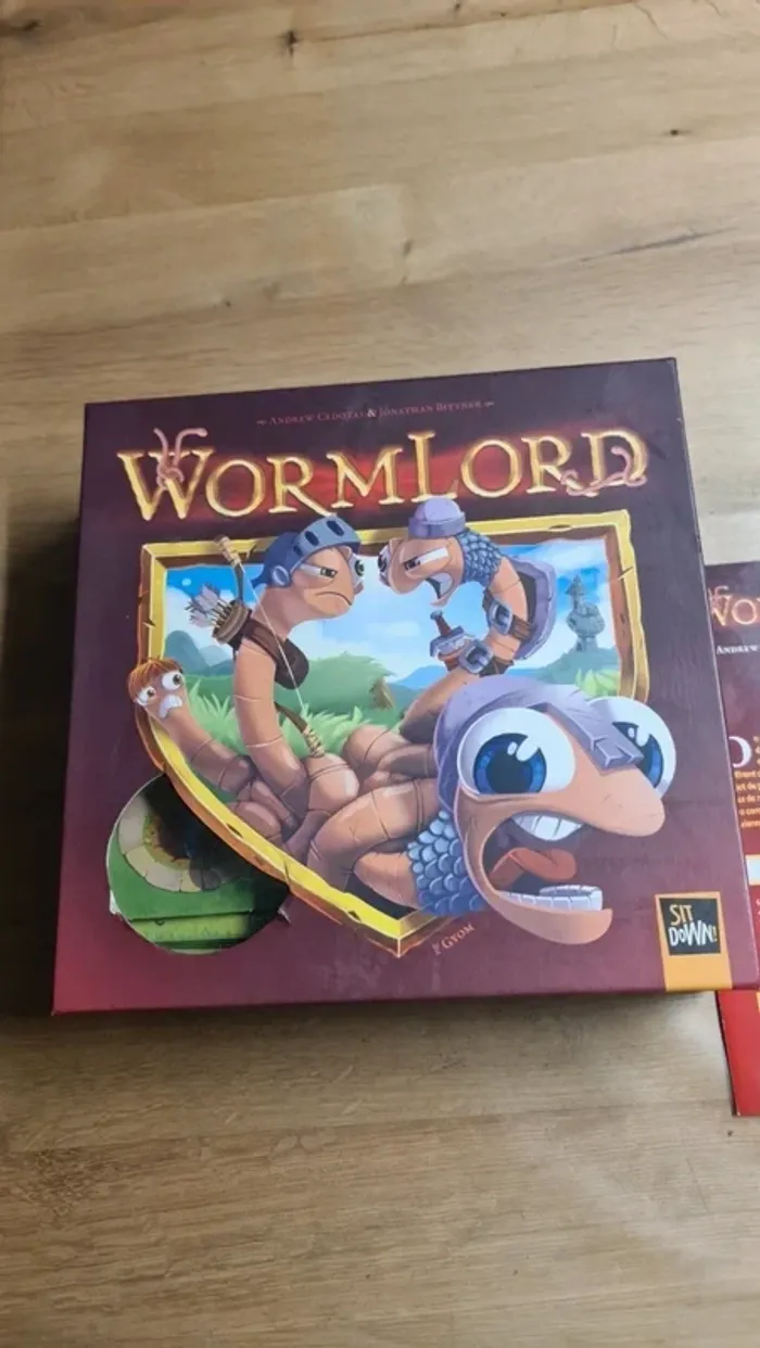 Proche du neuf jeu de société Wormlord des éditions Sit Down, - photo numéro 4