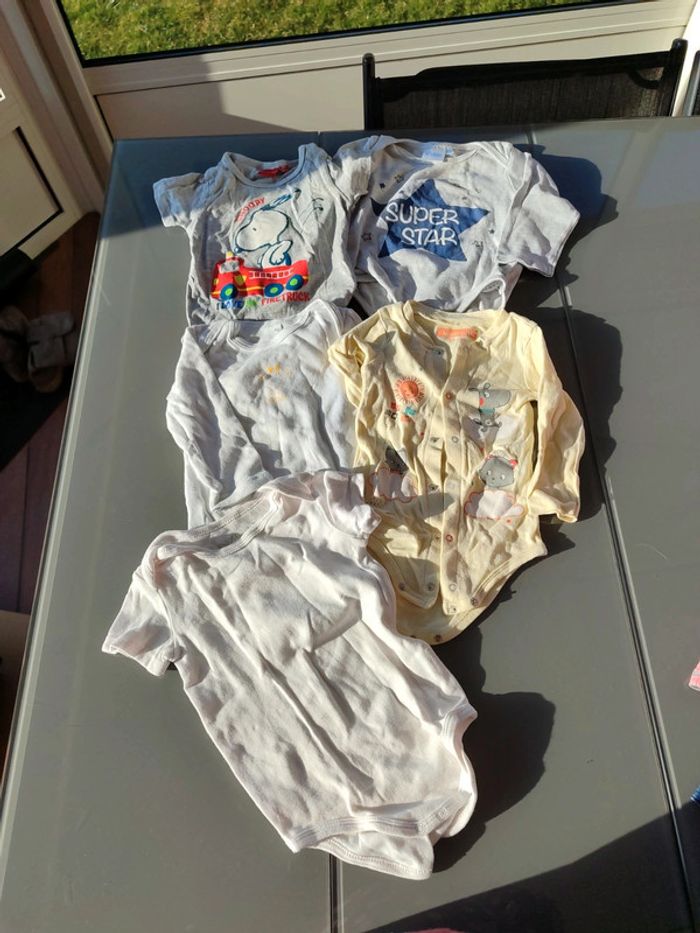 Lot body bébé enfant mixte garçon fille 1 an 12 mois